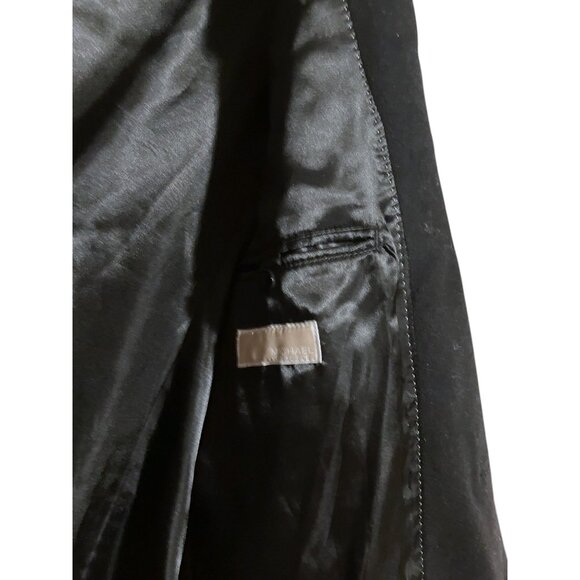 Michael Kors Mens Overcoat 46L Wool Cashmere Single Breasted Trench Coat Jacket - Picture 6 of 11